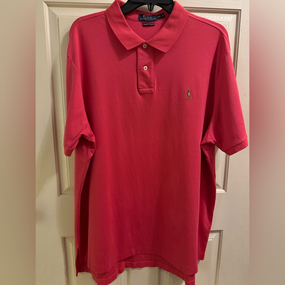 Polo By Ralph Lauren Pima Soft Touch Cotton Polo - XXL - Rosette Heather